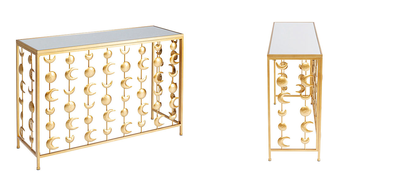 Консоль золотая луна Full Moon - фото