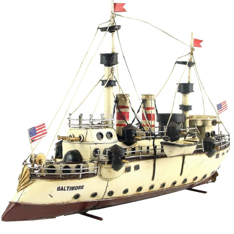 Статуэтка Baltimore Ship Бежевый Коричневый Статуэтка Baltimore Ship Бежевый Коричневый в Липецке | Loft Concept