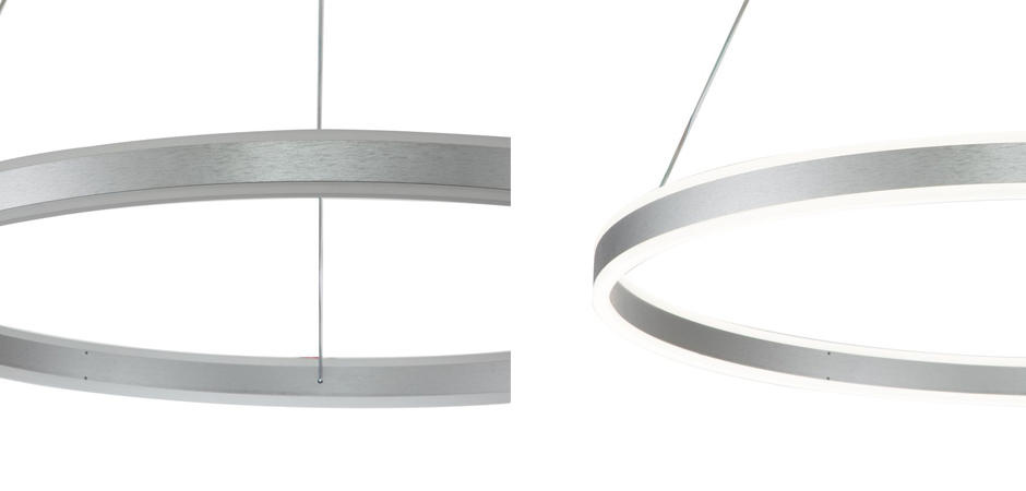 Подвесной светильник Neo Circles One Silver Подвесной светильник Neo Circles One Silver - Loft-Concept в Липецке