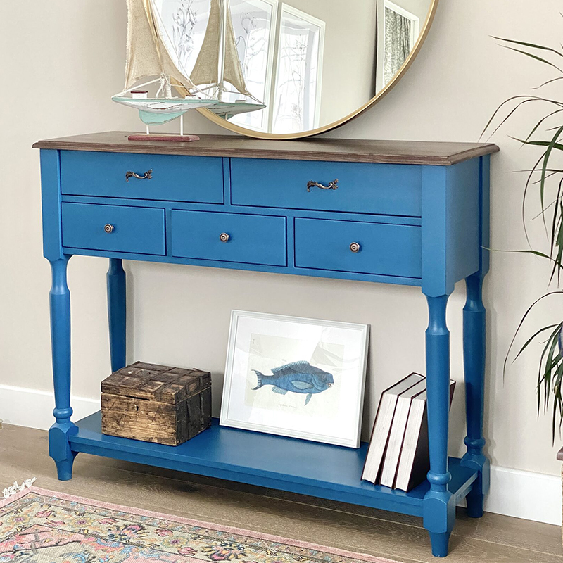 Консоль Jailene Console Синий Консоль Jailene Console Синий в Липецке | Loft Concept