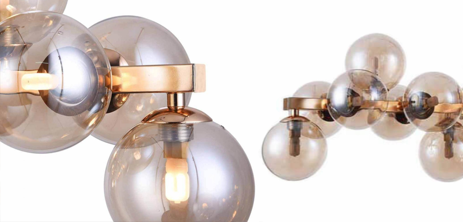 Люстра Berries Chandelier Rectangle Amber 120 Люстра Berries Chandelier Rectangle Amber 120 - Loft-Concept в Липецке
