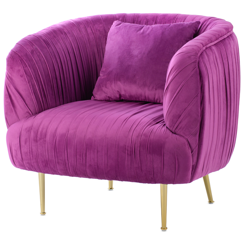 Кресло SOUFFLE CHAIR purple Фуксия Золотой Кресло SOUFFLE CHAIR purple Фуксия Золотой в Липецке | Loft Concept