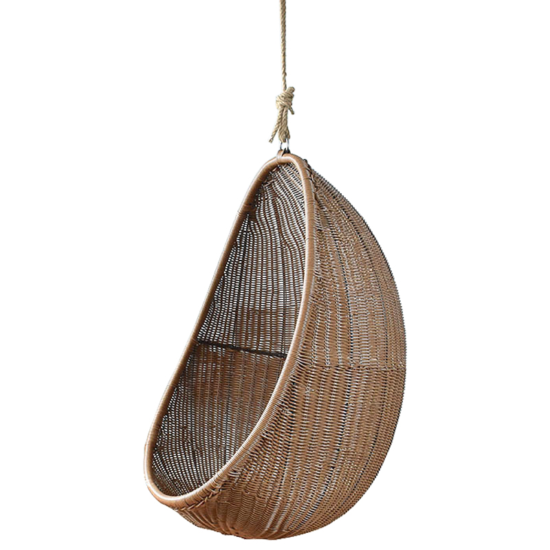 Кресло Wicker Egg Chair Коричневый Кресло Wicker Egg Chair Коричневый в Липецке | Loft Concept