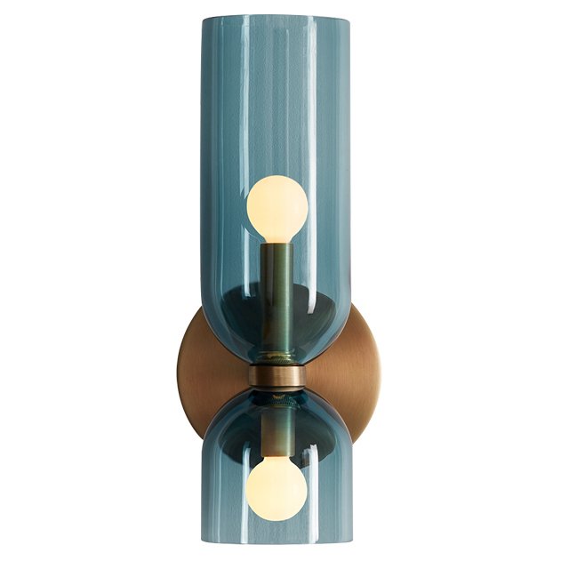 Бра Lightmaker Studio Edie Sconce Blue Медь Синий Бра Lightmaker Studio Edie Sconce Blue Медь Синий в Липецке | Loft Concept