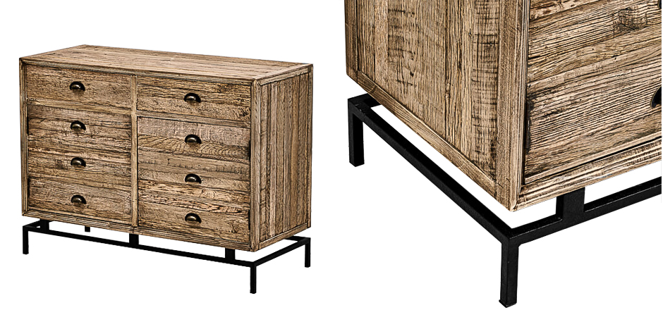Комод деревянный в стиле Лофт Eligio Wood Commode Комод деревянный в стиле Лофт Eligio Wood Commode - Loft-Concept в Липецке