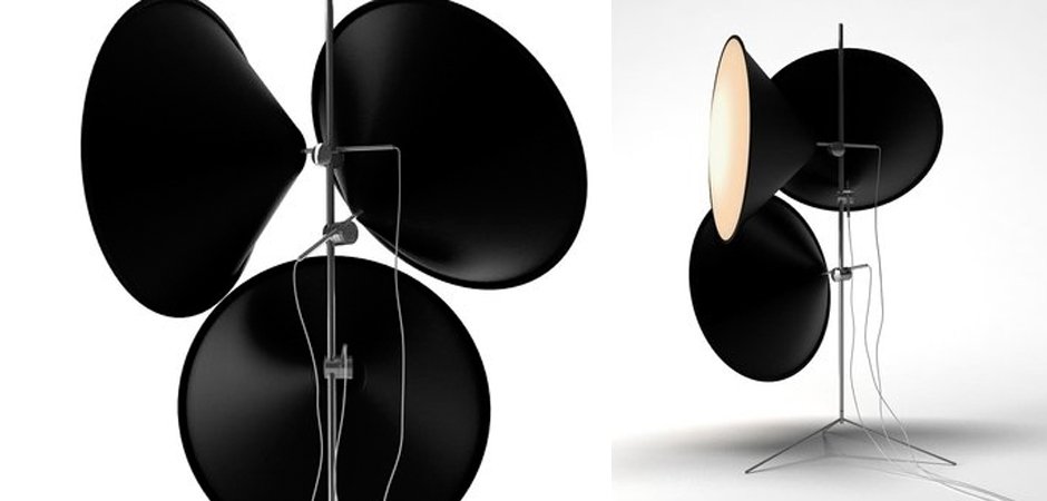 Торшер Tom Dixon Cone Black Торшер Tom Dixon Cone Black - Loft-Concept в Липецке
