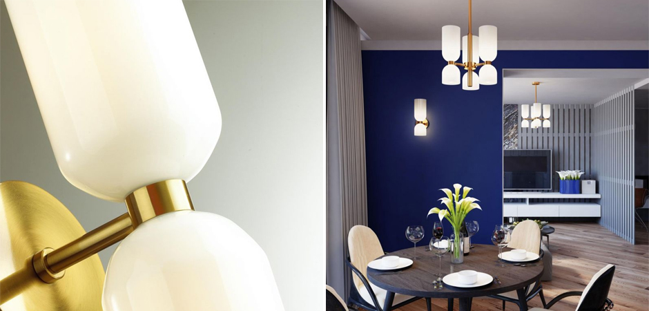 Бра Articolo Double Cup Золотое Бра Articolo Double Cup Золотое - Loft-Concept в Липецке