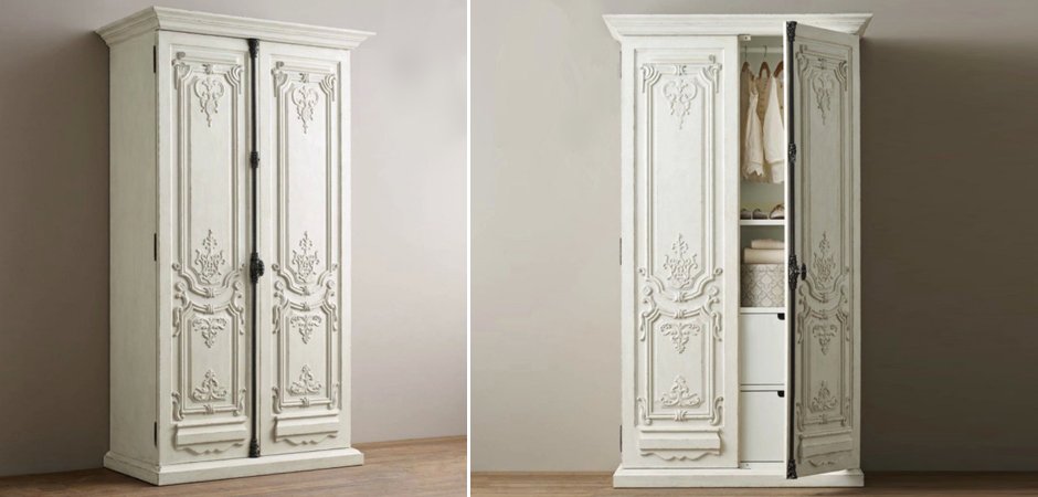 Шкаф French Distressed White Шкаф French Distressed White - Loft-Concept в Липецке