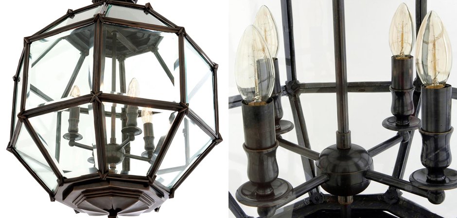 Люстра Lantern Owen Bronze M - Loft-Concept в Липецке