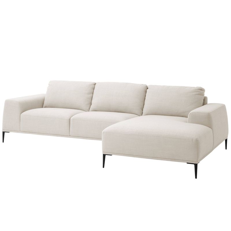 Диван Eichholtz Lounge Sofa Montado natural Молочный Черный Диван Eichholtz Lounge Sofa Montado natural Молочный Черный в Липецке | Loft Concept