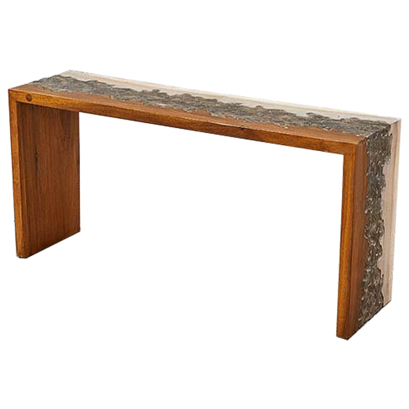 Консоль Current Tree Console Коричневый Серый Бежевый Консоль Current Tree Console Коричневый Серый Бежевый в Липецке | Loft Concept