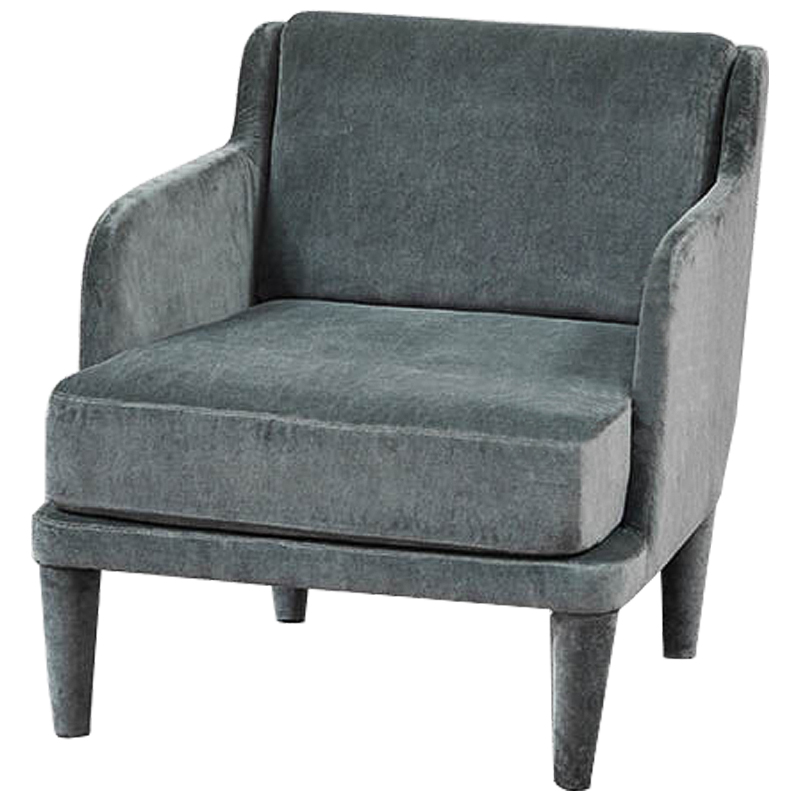 Кресло Elijah Armchair Серо-голубой Кресло Elijah Armchair Серо-голубой в Липецке | Loft Concept