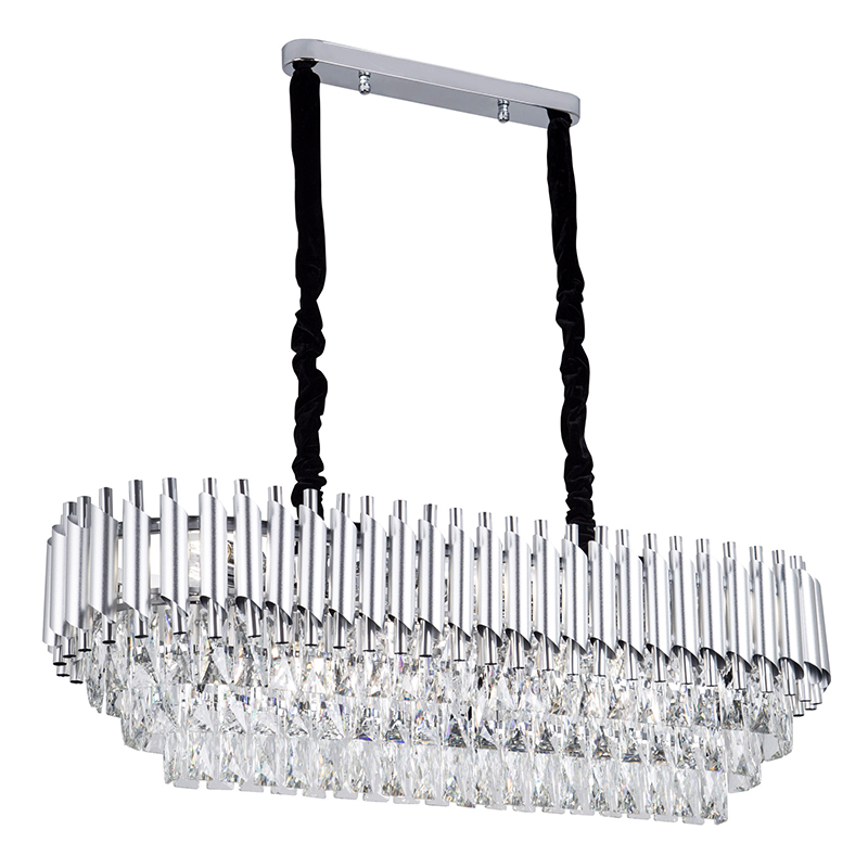 Большая многоярусная люстра Empire Crystal Silver Серебряный Большая многоярусная люстра Empire Crystal Silver Серебряный в Липецке | Loft Concept