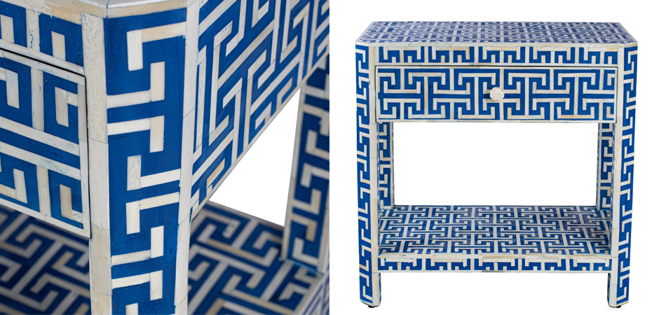 Тумба Insignia Bone Inlay Bedside Тумба Insignia Bone Inlay Bedside - Loft-Concept в Липецке