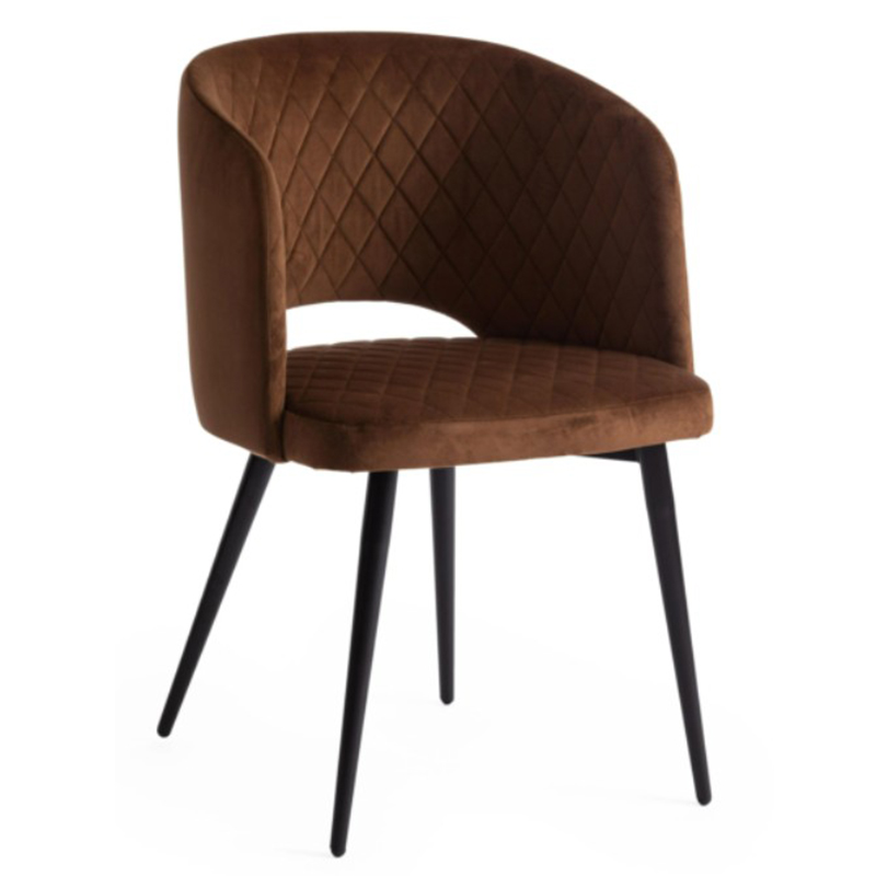 Стул Janice Brown Chair Коричневый Черный Стул Janice Brown Chair Коричневый Черный в Липецке | Loft Concept