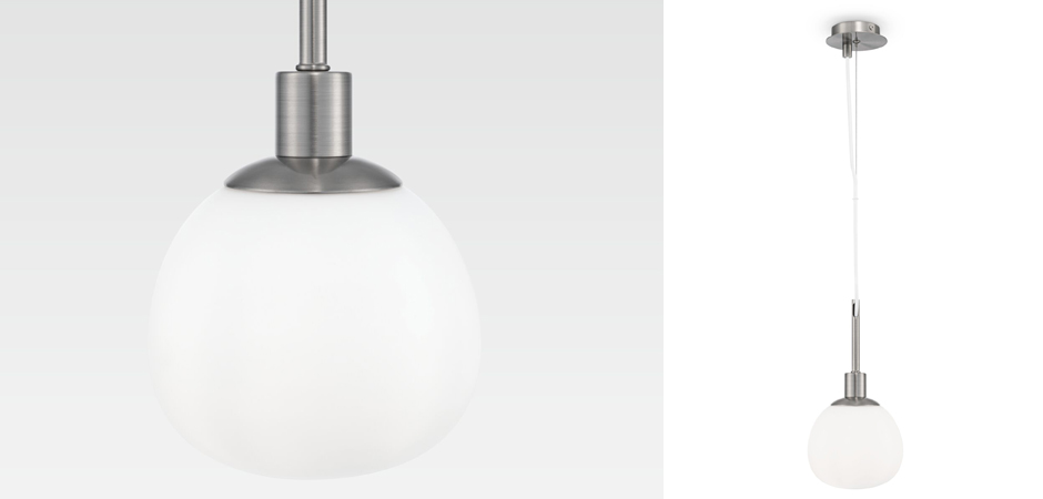 Подвесной светильник Tiepolo Ball Pendant Nickel Подвесной светильник Tiepolo Ball Pendant Nickel - Loft-Concept в Липецке
