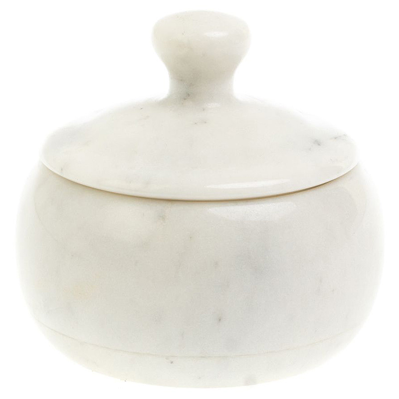 Сахарница из натурального камня Мрамор Белый Stone Sugar Bowls Белый Мрамор Bianco Сахарница из натурального камня Мрамор Белый Stone Sugar Bowls Белый Мрамор Bianco в Липецке | Loft Concept