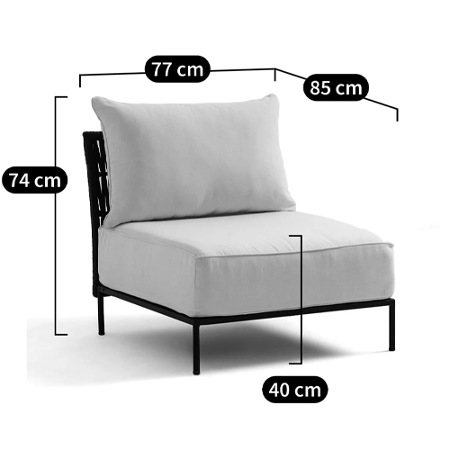 Уличное кресло Alaric Armchair Beige Уличное кресло Alaric Armchair Beige в Липецке
