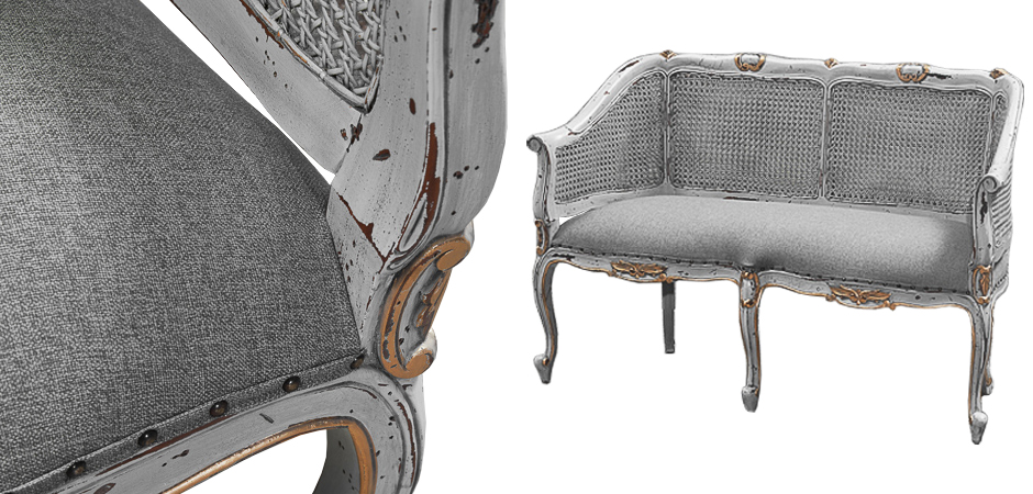 Диван Maria Antoinette Gray Sofa Диван Maria Antoinette Gray Sofa - Loft-Concept в Липецке