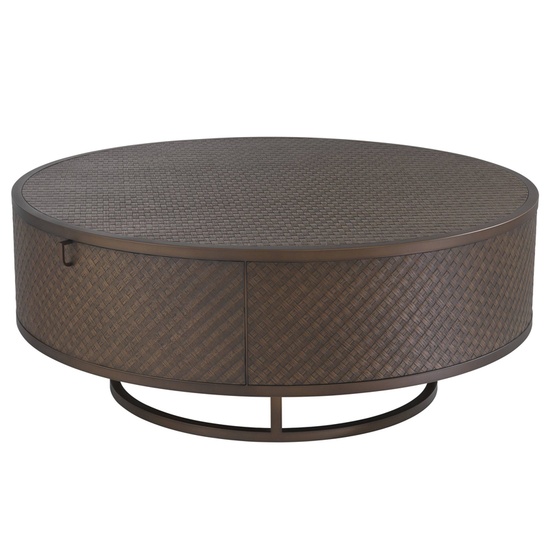 Кофейный стол Eichholtz Coffee Table Napa Valley Коричневый Темная бронза Кофейный стол Eichholtz Coffee Table Napa Valley Коричневый Темная бронза в Липецке | Loft Concept