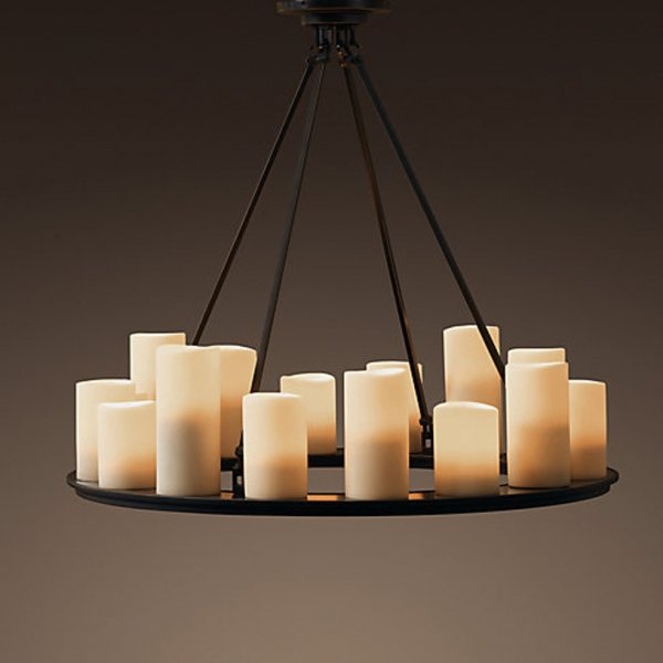 Люстра PILLAR CANDLE 80 Черный Люстра PILLAR CANDLE 80 Черный в Липецке | Loft Concept