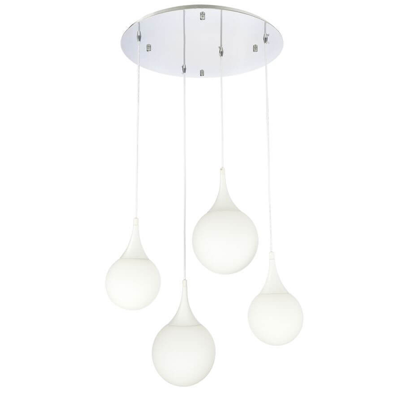Люстра Leonars Chandelier Белый Люстра Leonars Chandelier Белый в Липецке | Loft Concept