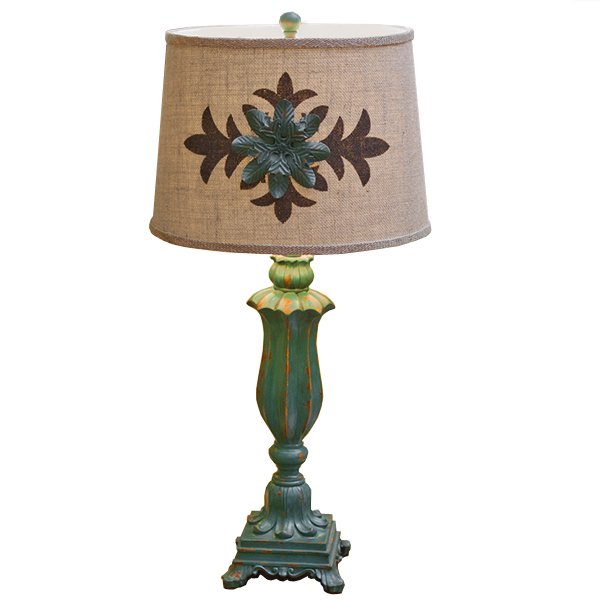 Настольная лампа Cross Ornament Provence table lamp Малахит (зеленый) Бежево-серый Настольная лампа Cross Ornament Provence table lamp Малахит (зеленый) Бежево-серый в Липецке | Loft Concept