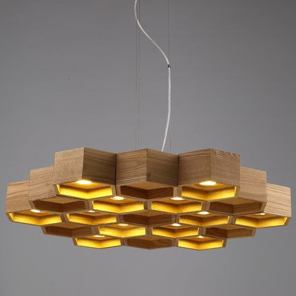 Люстра Honeycomb 12 Loft Wooden Ecolight  в Липецке | Loft Concept 