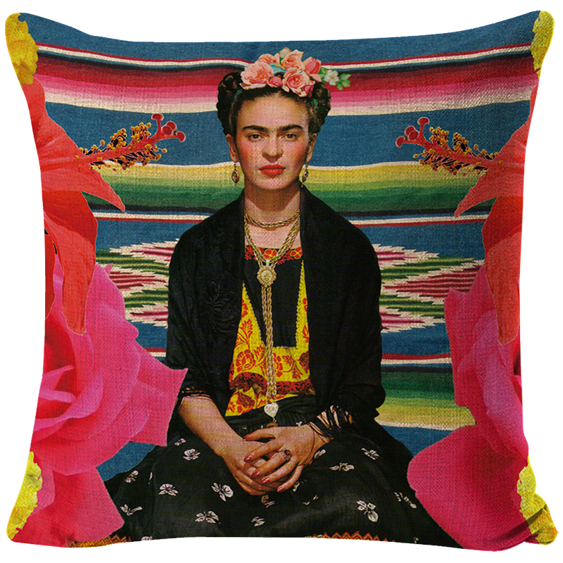 Декоративная подушка Frida Kahlo 6 Мульти Декоративная подушка Frida Kahlo 6 Мульти в Липецке | Loft Concept