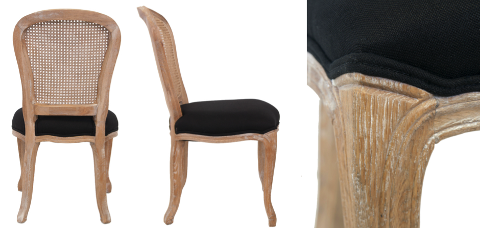 Стул French chairs Provence Neman Black Rattan Chair Стул French chairs Provence Neman Black Rattan Chair - Loft-Concept в Липецке