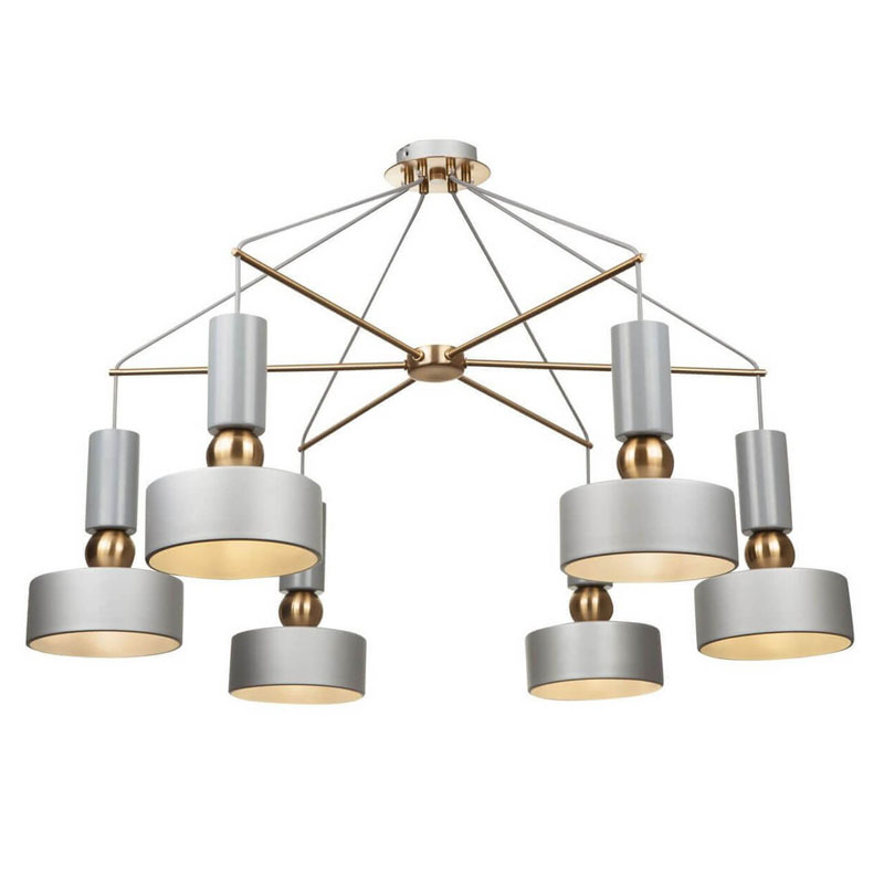 Люстра Nadalor Chandelier web Серый в Липецке | Loft Concept 