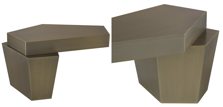 Кофейный стол Eichholtz Coffee Table Calabasas Low brass Кофейный стол Eichholtz Coffee Table Calabasas Low brass - Loft-Concept в Липецке