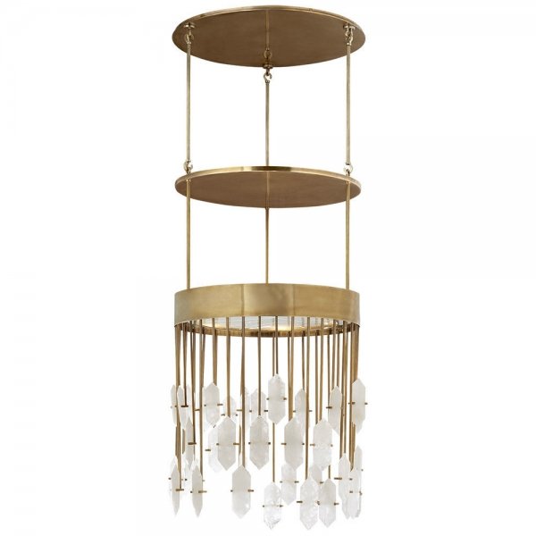 Люстра Kelly Wearstler Halcyon medium round chandelier Латунь Люстра Kelly Wearstler Halcyon medium round chandelier Латунь в Липецке | Loft Concept