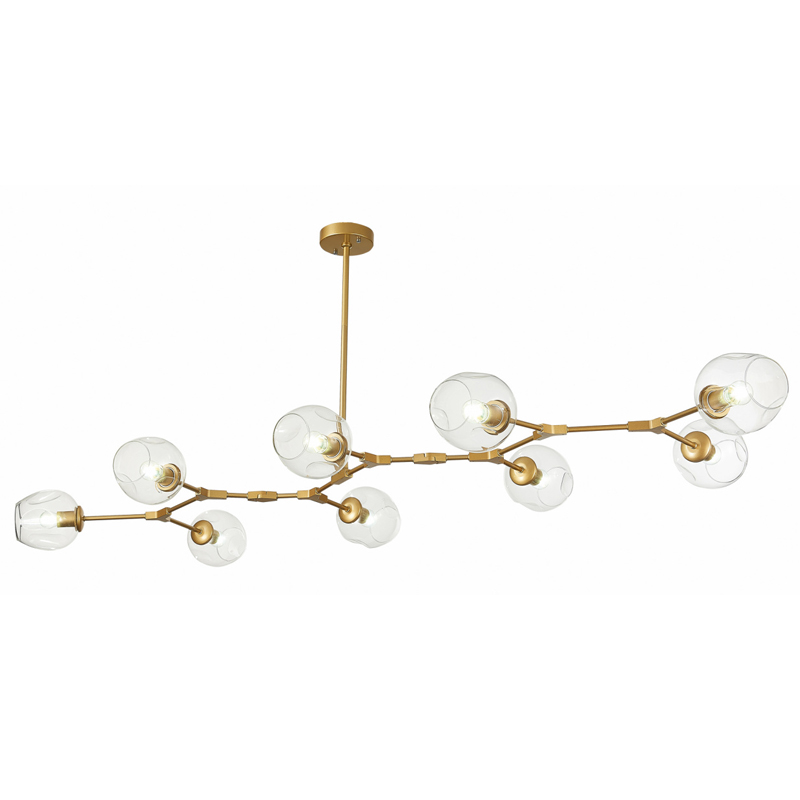 Люстра Branching Bubble Chandelier 9 gold Золотой Люстра Branching Bubble Chandelier 9 gold Золотой в Липецке | Loft Concept