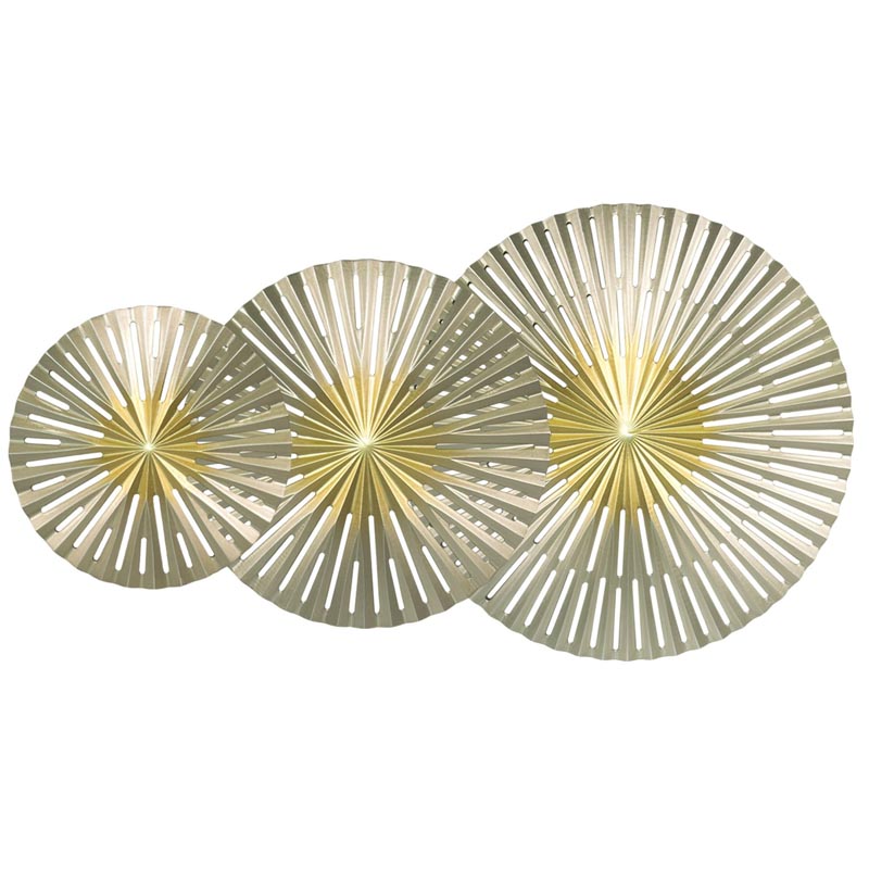 Арт-объект Apollo Gold and Silver Wall Plaque Disc gap 3 Золотой Серебряный Арт-объект Apollo Gold and Silver Wall Plaque Disc gap 3 Золотой Серебряный в Липецке | Loft Concept