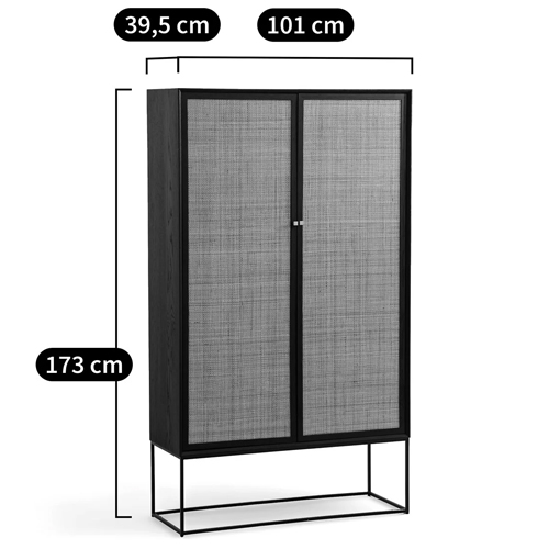 Шкаф с 2-мя дверцами из ротанга ручной работы Fuse Wicker Furniture Шкаф с 2-мя дверцами из ротанга ручной работы Fuse Wicker Furniture в Липецке
