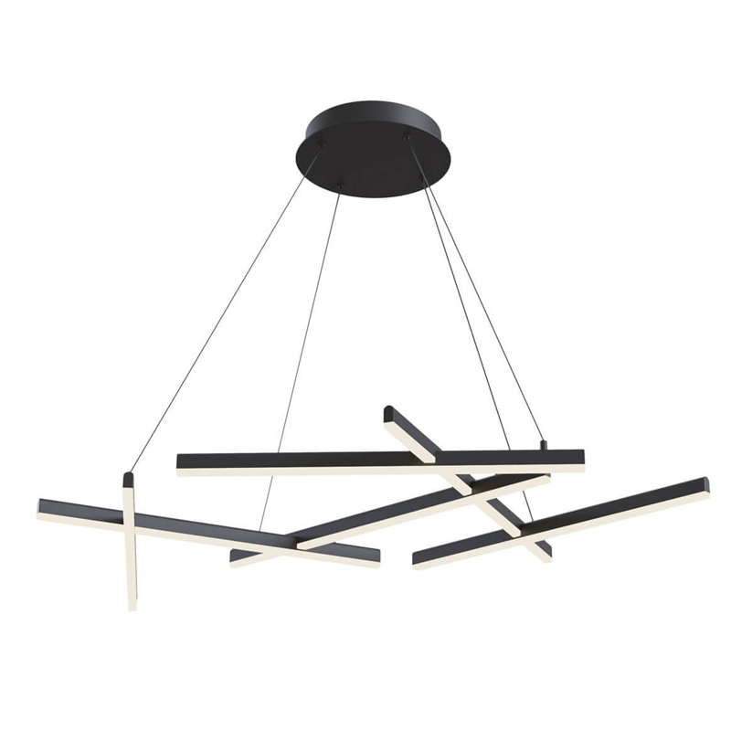 Люстра Smeragde Light Chandelier black Черный Люстра Smeragde Light Chandelier black Черный в Липецке | Loft Concept