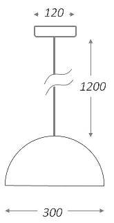 Подвесной светильник Uneven Edge Loft Pendant lamp Подвесной светильник Uneven Edge Loft Pendant lamp в Липецке