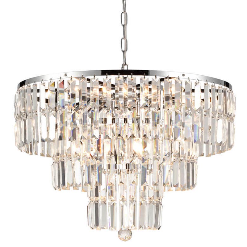 Люстра 1920s Odeon Chandelier chrome 60 Прозрачный (Transparent) Хром Люстра 1920s Odeon Chandelier chrome 60 Прозрачный (Transparent) Хром в Липецке | Loft Concept