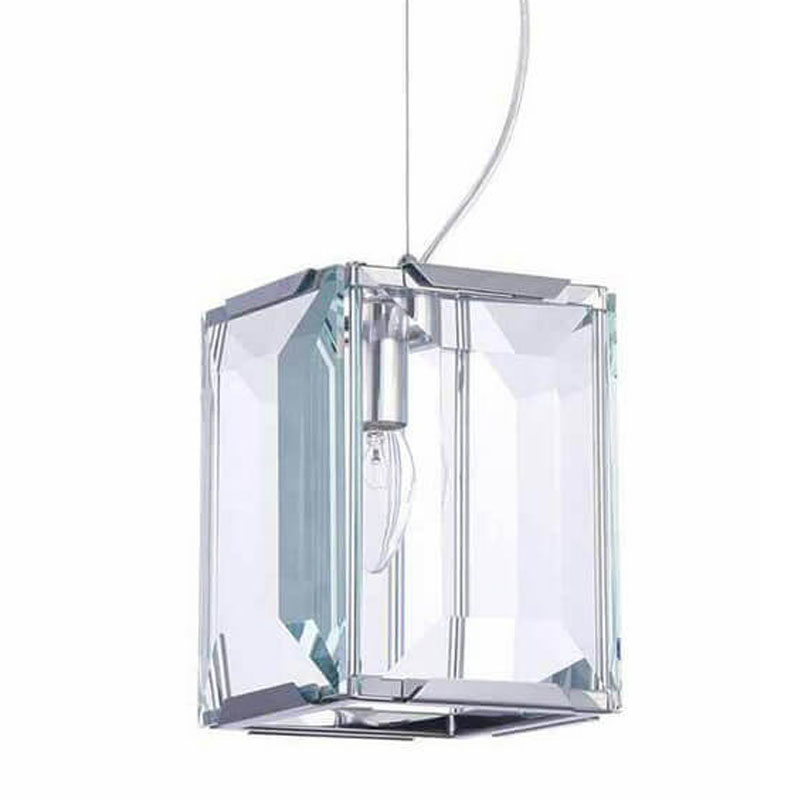 Подвесной светильник Harlow Crystal Square chrome Хром в Липецке | Loft Concept 
