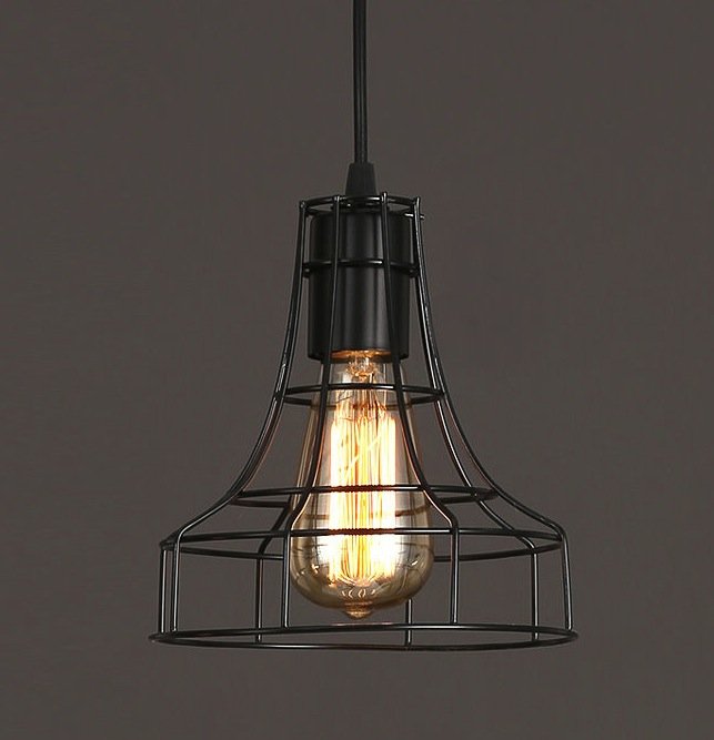 Cветильник Loft Nest Cage №2 Черный Cветильник Loft Nest Cage №2 Черный в Липецке | Loft Concept
