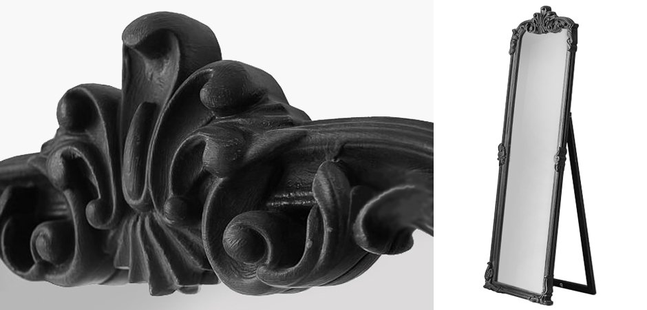 Напольное зеркало Valensole Black Напольное зеркало Valensole Black - Loft-Concept в Липецке