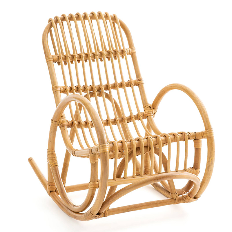 Детское кресло-качалка Wicker Baby Rocking Chair Бежевый Детское кресло-качалка Wicker Baby Rocking Chair Бежевый в Липецке | Loft Concept