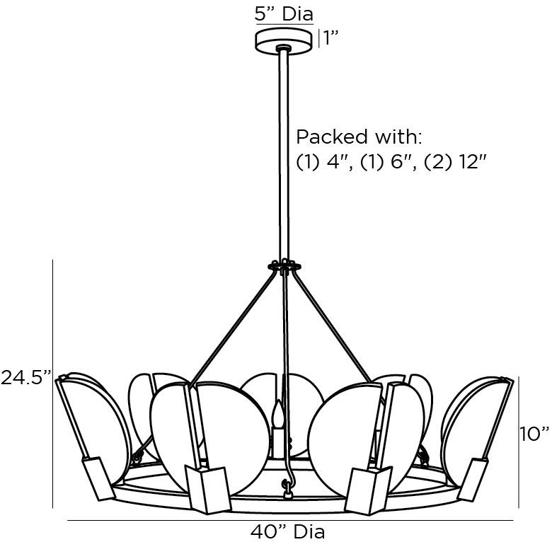 Люстра Arteriors SIERRA CHANDELIER Люстра Arteriors SIERRA CHANDELIER в Липецке