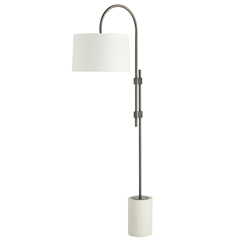Торшер Arteriors ILY FLOOR LAMP Темная бронза Белый Торшер Arteriors ILY FLOOR LAMP Темная бронза Белый в Липецке | Loft Concept