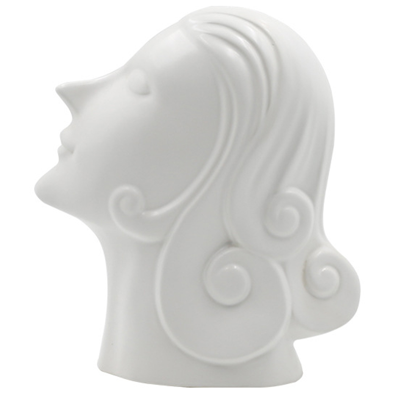 Статуэтка Side Profile White Statuette Белый Статуэтка Side Profile White Statuette Белый в Липецке | Loft Concept