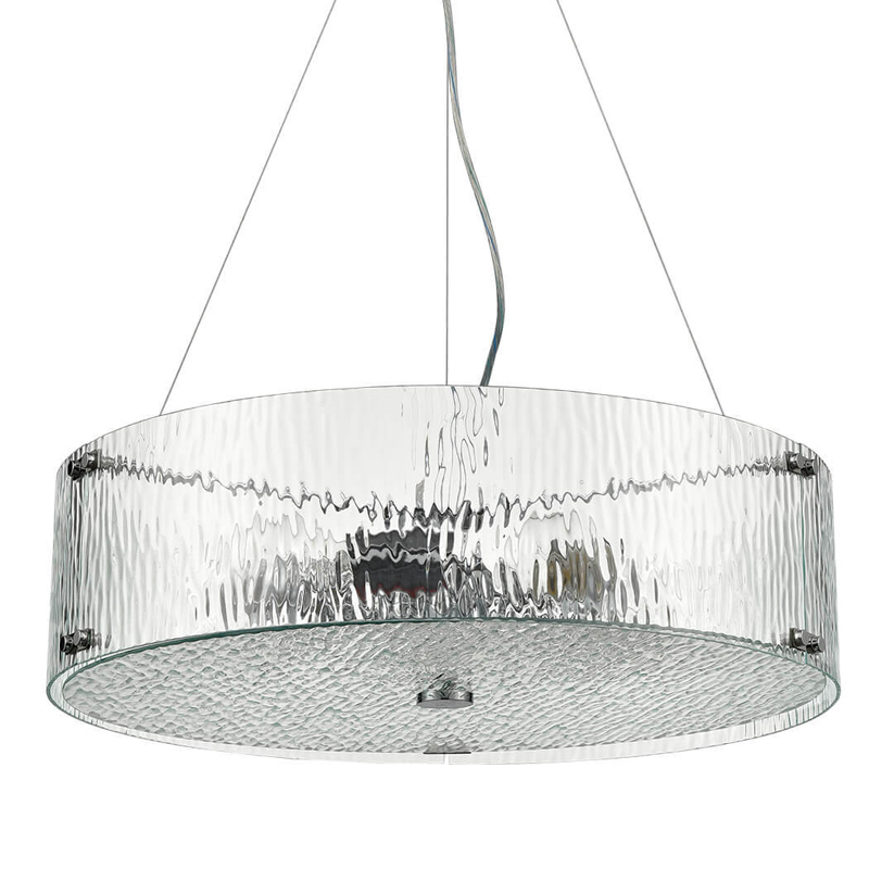 Люстра Rainy Glass Lamp D55 Прозрачный Хром Люстра Rainy Glass Lamp D55 Прозрачный Хром в Липецке | Loft Concept