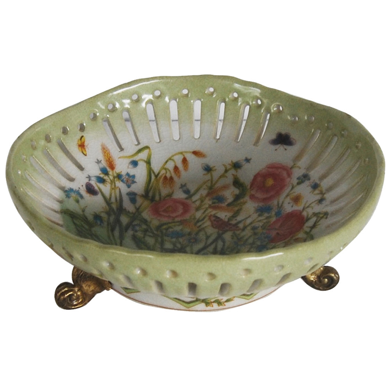 Блюдо Wildflowers dish Мульти Бронза Блюдо Wildflowers dish Мульти Бронза в Липецке | Loft Concept