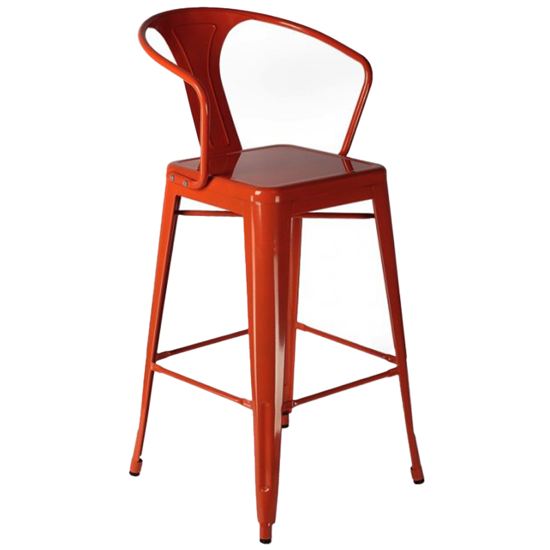 Барный стул Tolix Bar Stool 75 Armchair Backed Черный Оранжевый Красный Желтый Белый Барный стул Tolix Bar Stool 75 Armchair Backed Черный Оранжевый Красный Желтый Белый в Липецке | Loft Concept