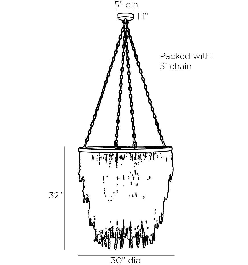 Люстра Амбре деревянные бусы LIZZY CHANDELIER Люстра Амбре деревянные бусы LIZZY CHANDELIER в Липецке